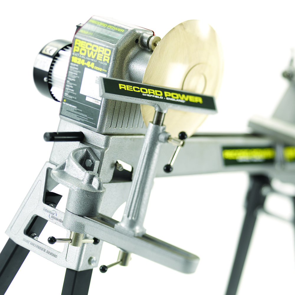 Record Power Nova 162444 8 Speed Wood Lathe with Outrigger eBay